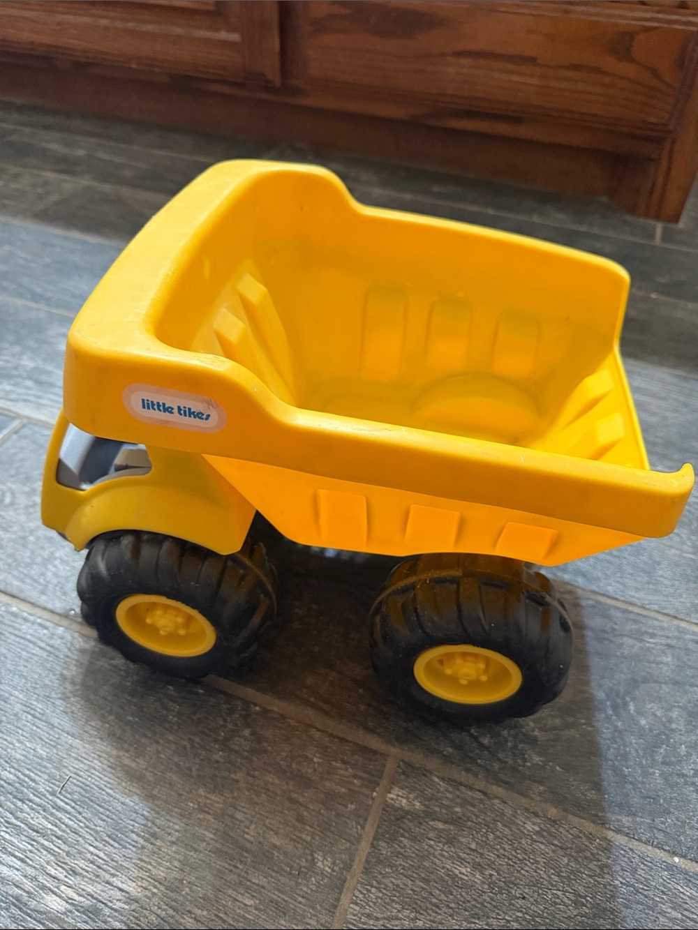 Little Tikes Large Yellow Plastic Dump Truck Toy Vintage (Model #6655)